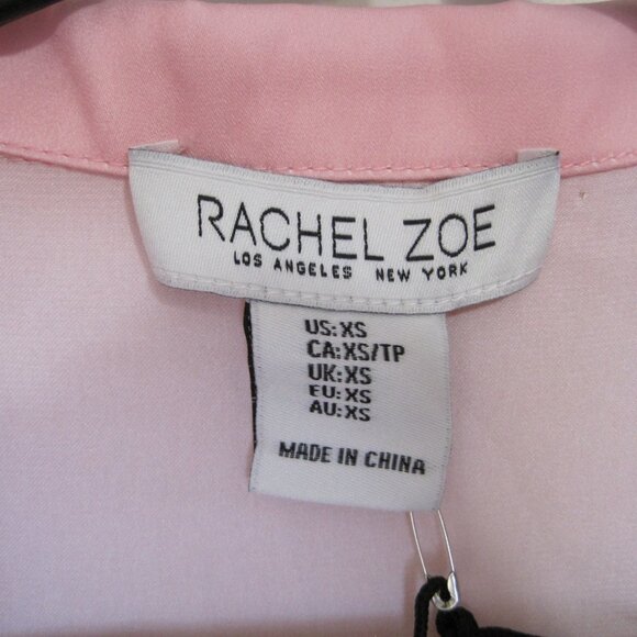 Rachel Zoe Pink and Green Tropical Blouse - Picture 3 of 6